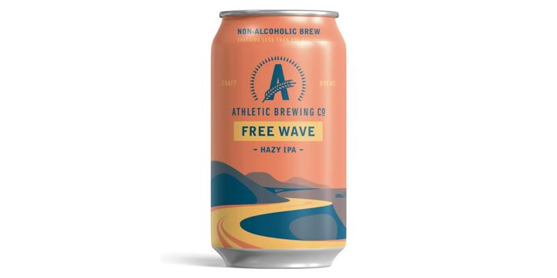 Athletic Brewing Free Wave Hazy IPA Non-Alcoholic Beer