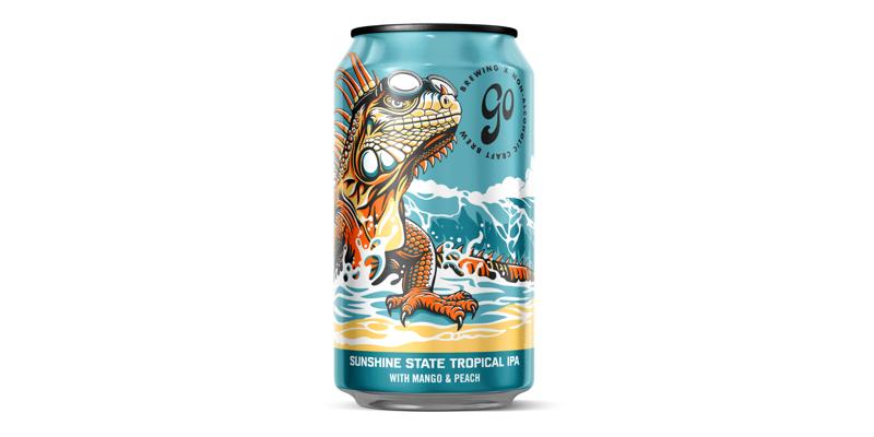 Go Brewing Sunshine State Tropical IPA Non-Alcoholic Beer